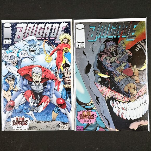 Brigade 1-4 Vol. 1 (1992) & 1-2 Vol. 2 (1993) 6 Book Lot - Picture 6 of 10